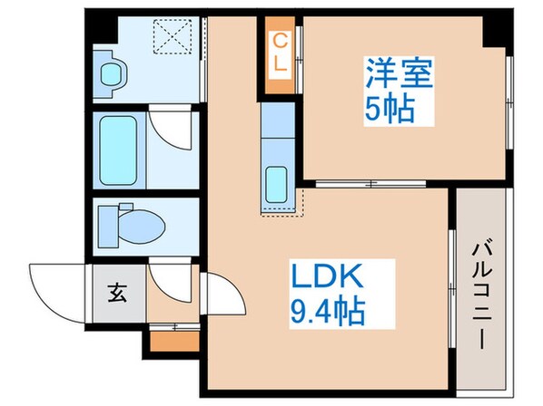 シャトーフロントナックの物件間取画像